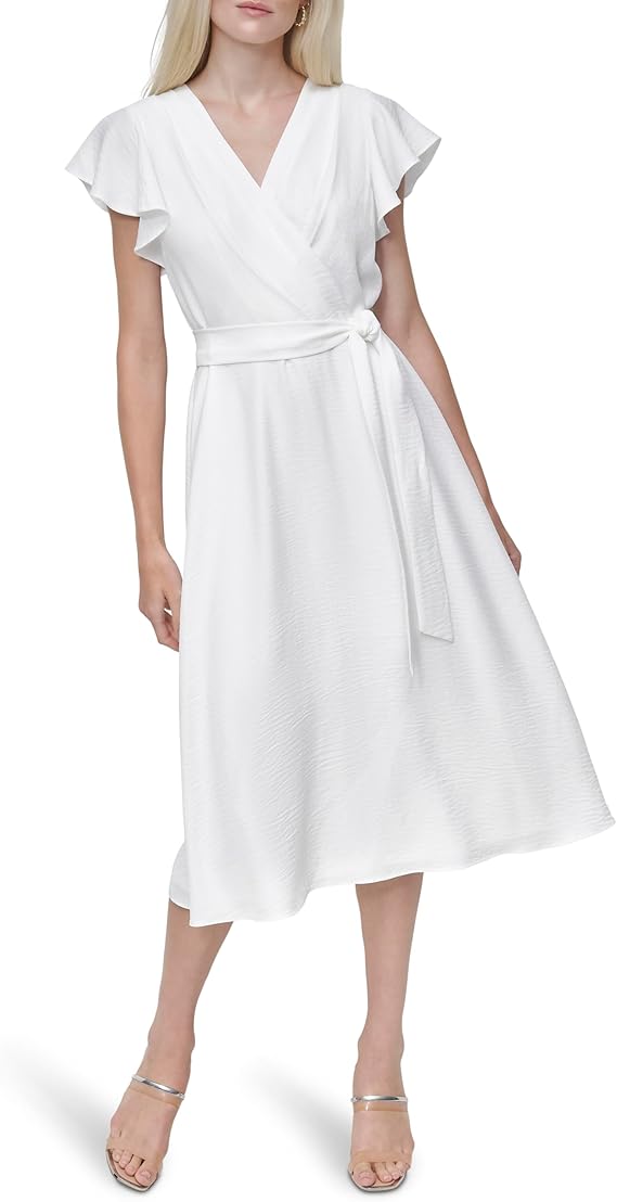 Women's Butterfly Sleeve Dress